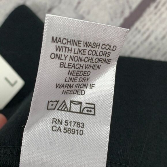 Maurices Skirt L Black Pull on Pencil Jersey Cinched Length 21.5" New NWT - Picture 7 of 7